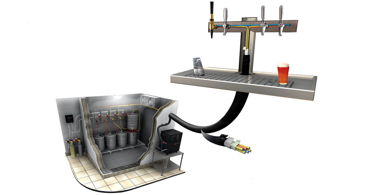 Draft Beer Towers - What's the Best Mounting Location?