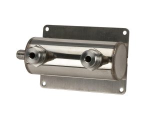 2-Way Beer Manifold - One Barb Fitting - Stainless Steel