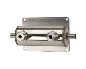 2-Way Beer Manifold - Two Barb Fitting - Stainless Steel