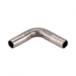 1/4" Stainless Steel Elbow - Fits 1/4" I.D. Vinyl
