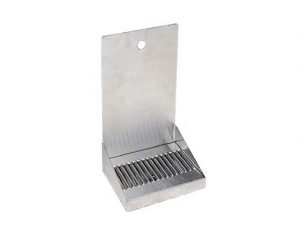8" Stainless Steel Wall Mount Drain Tray - 1 Faucet